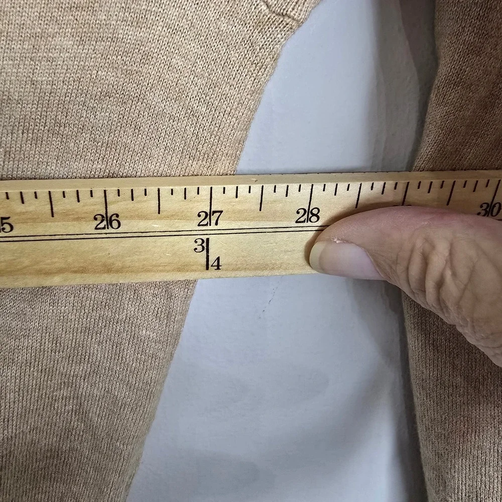 Polo Ralph Lauren Mens‎ Tan V Neck Sweater XXL Pima Cotton Embroidered Logo